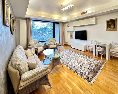 Apartament 3 camere lux, mobilat&utilat I Herastrau I 1 Loc de parcare