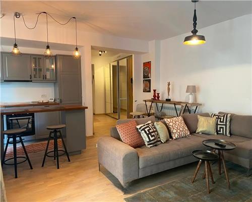 Herastrau | Apartament 2 camere, Mobilat&utilat lux I 1 Loc parcare