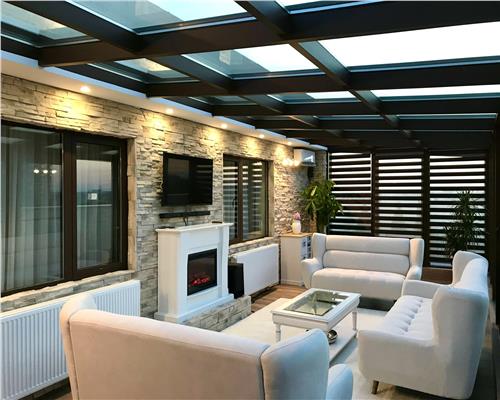 Apartament PENTHOUSE 3 camere + TERASA 80mp | Mobilat&utilat LUX | 3 Locuri de parcare | Bucurestii Noi