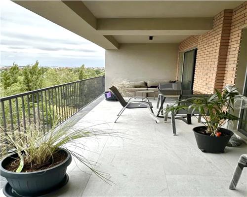 Apartament 3 camere + TERASA 18 mp | Mobilat&utilat | Parcare inclusa | Complexul Northside Park Sisesti
