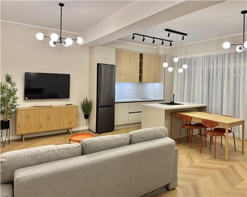 PRIMA INCHIRIERE | Apartament 3 camere LUX cu GRADINA privata 35 mp I mobilat&utilat complet | Parcare inclusa | PIPERA - Rond OMV