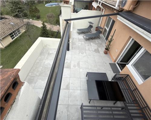 Apartament 3 camere, mobilat&utilat | Terasa 42 mp | SCOALA AMERICANA - Pipera