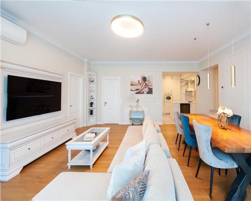 Apartament 4 camere lux, mobilat si utilat I Aviatiei 2 Locuri de parcare